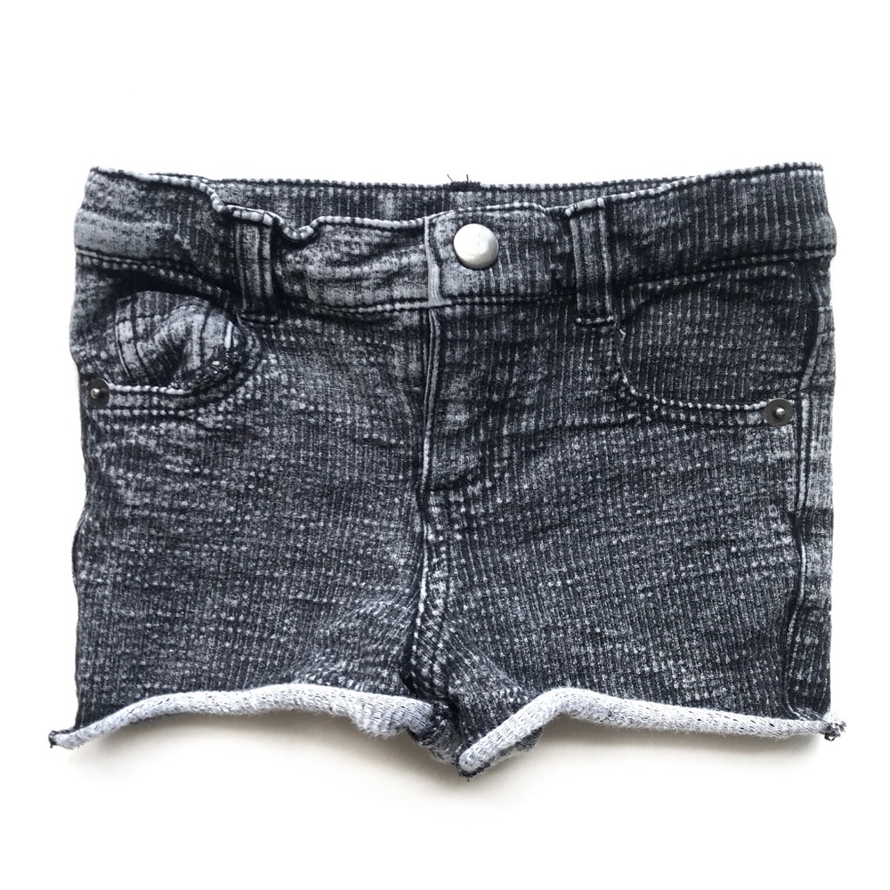 Afton Street Baby Girls Gray Rolled Shorts 6 Mo